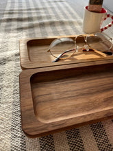 画像をギャラリービューアに読み込む, 国内生産 ウッドトレイ 小さめサイズ 長方形 木目 アクセサリー ネックレス コイン リング 指輪トレイ メガネ置き 眼鏡 鍵 おしゃれ インテリア 送料無料